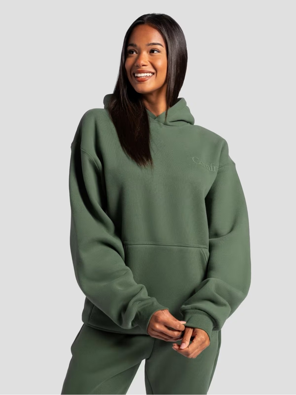 Comfrt Minimalist Hoodie - Forest - Picture 2 of 7